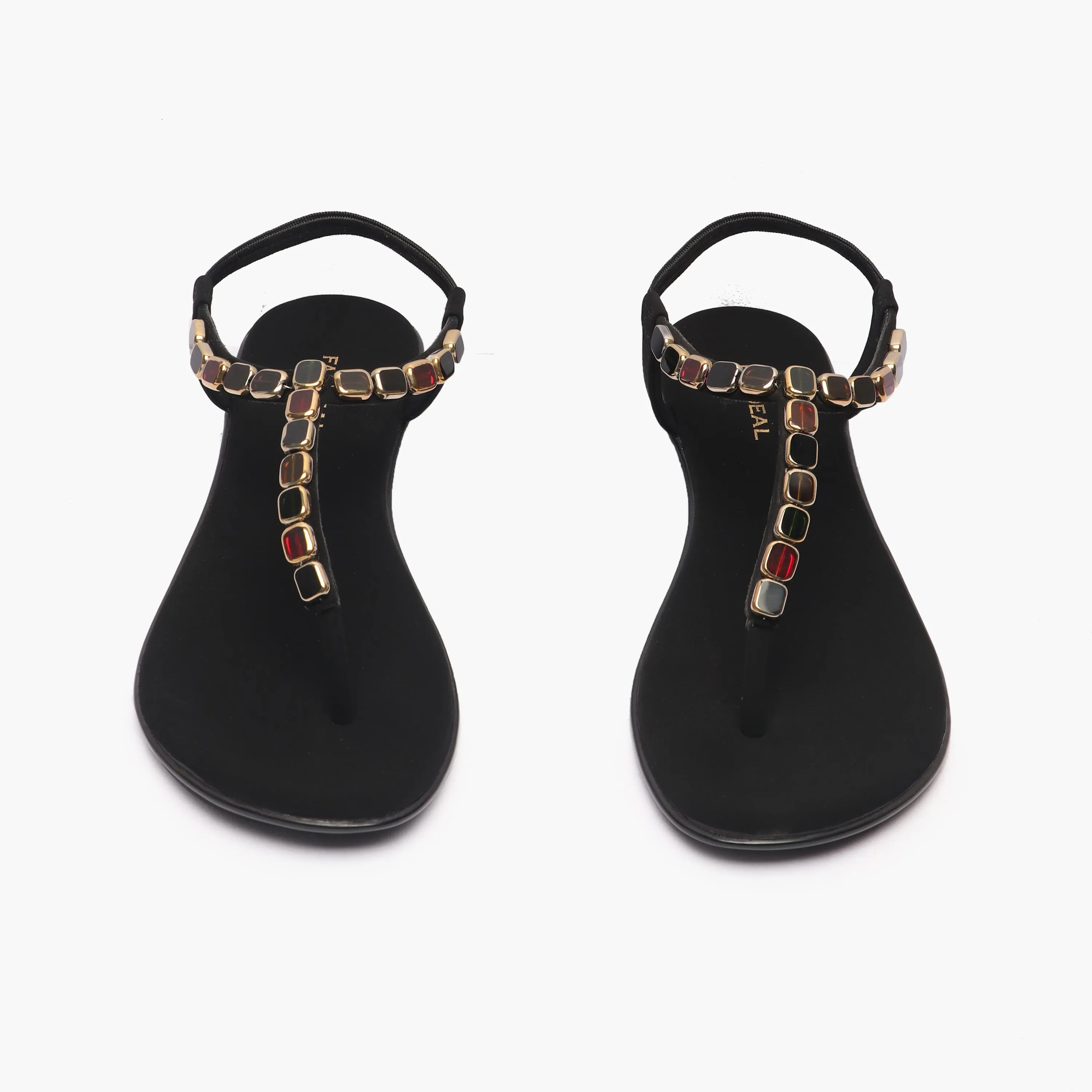 Beaded Flat Sandals