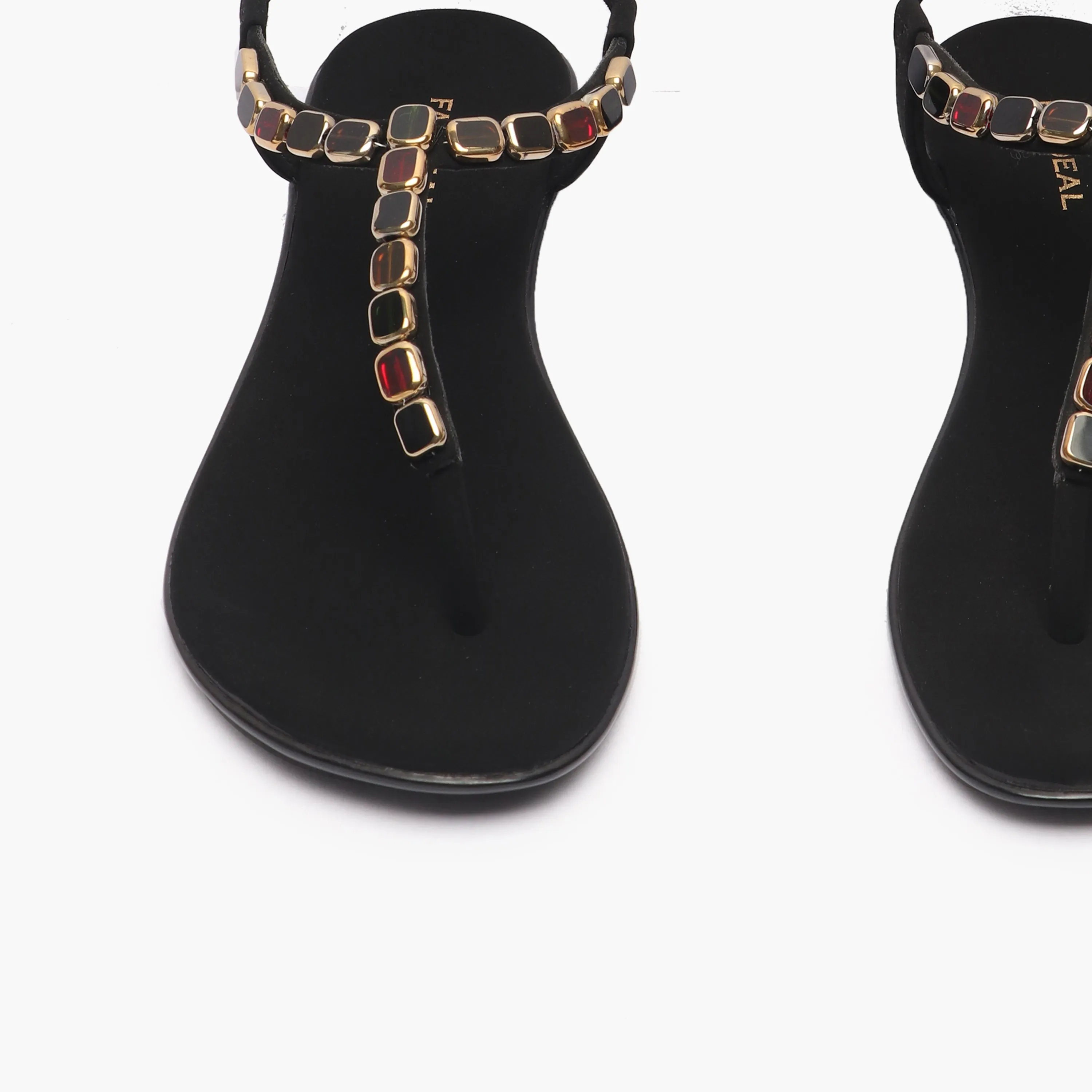 Beaded Flat Sandals