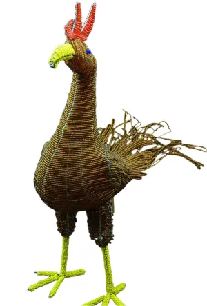 Beaded Roosters
