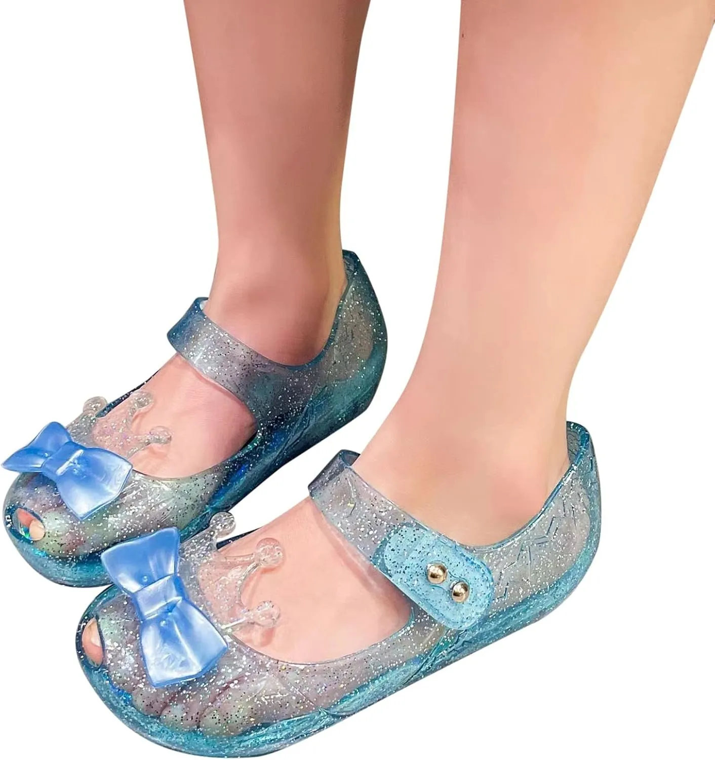 Boy Shoes Size 1 Girls Shoes Crown Flash Diamond Crystal Soft Sole Non Slip Baby Walking Shoes Light up