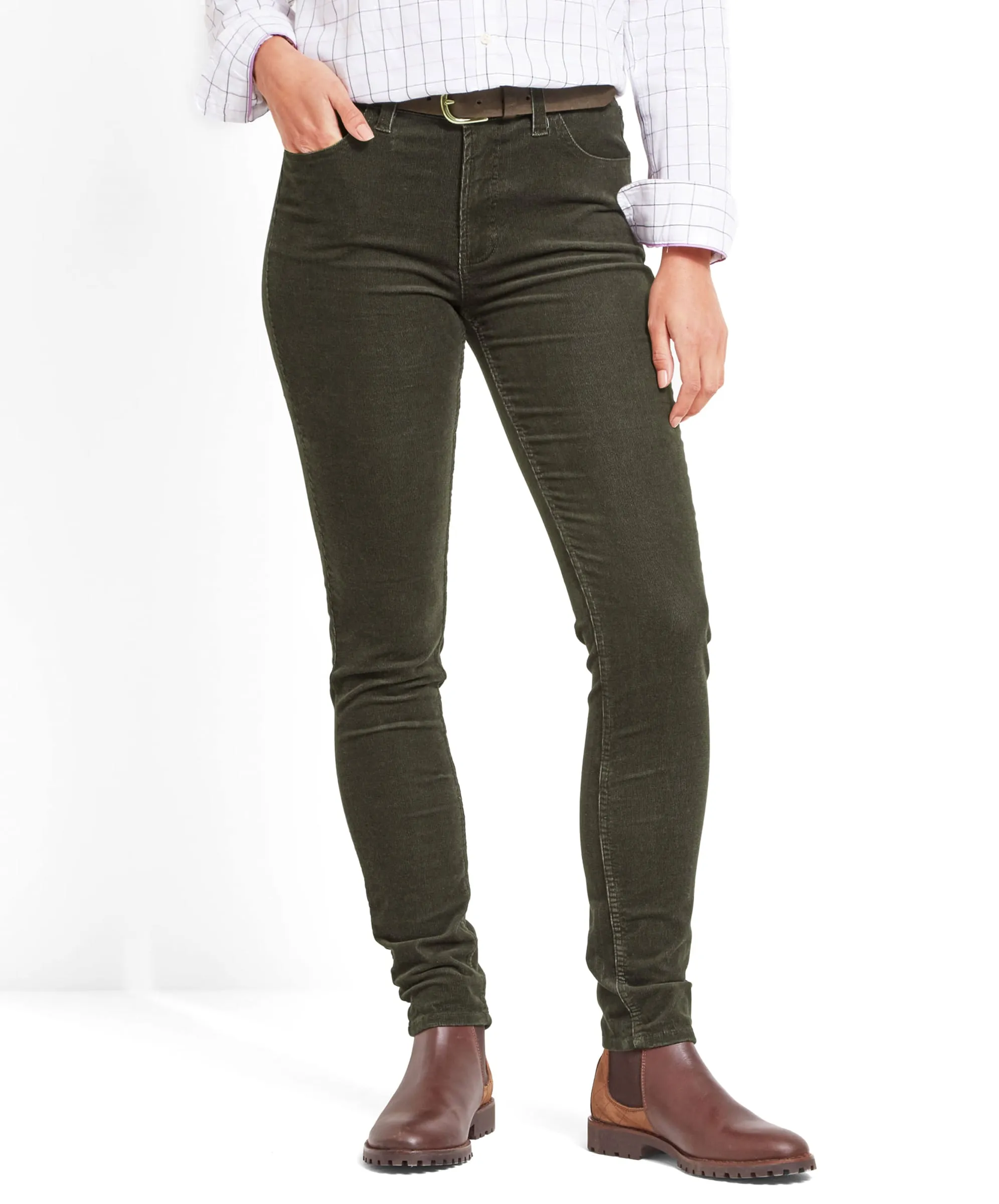Clover Cord Jeans - Forest