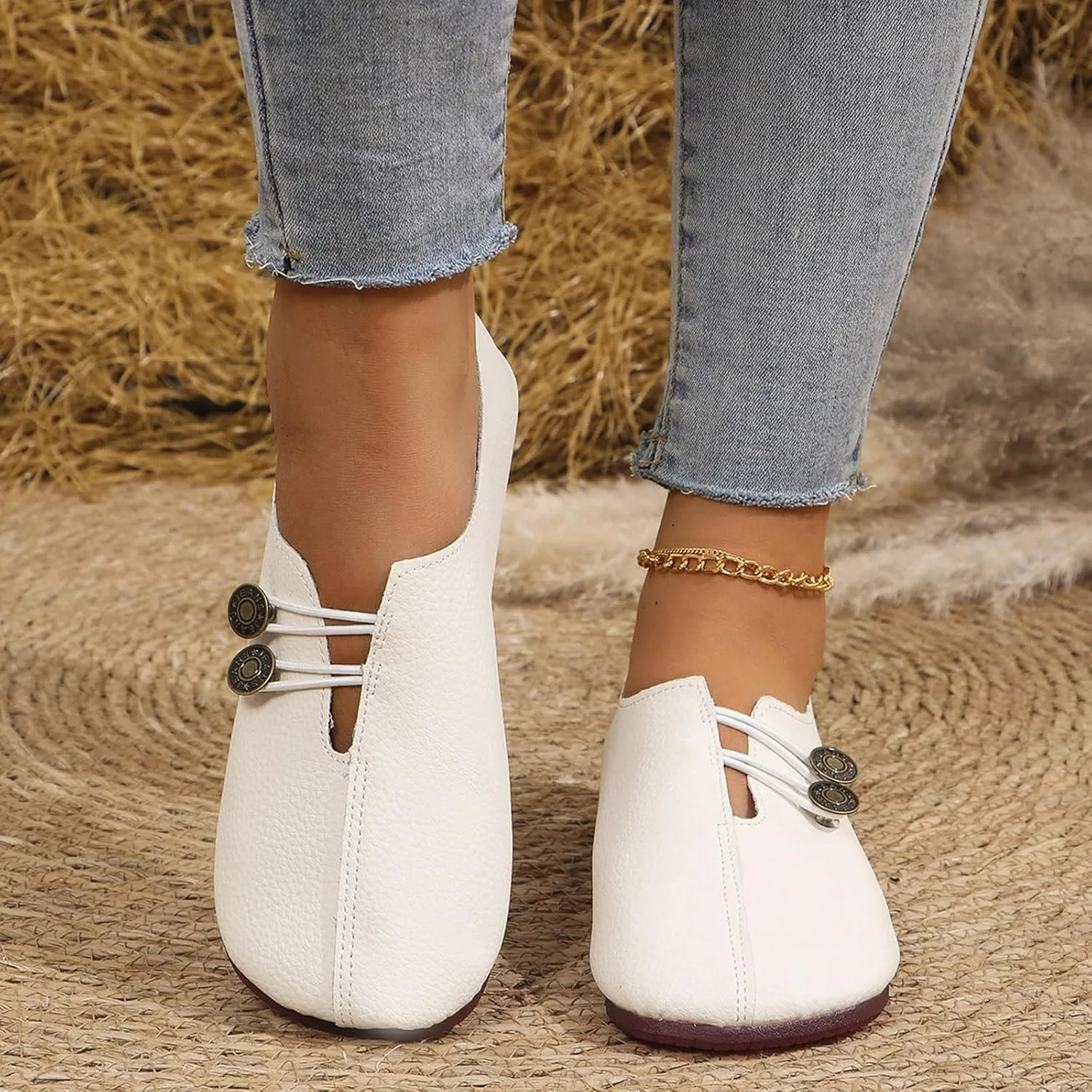 Flats Shoes for Women Casual Wide Toe Suede Clogs Shoe Comfortable Dressy Flats Non Slip Business Work Shoe Elegance Office Shoes Summer Mules House Slip On Slippers