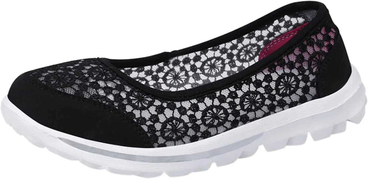 Flats Shoes Women Dressy Loafers Slip On Work Shoes Comfortable Business Shoes Summer Sneakers Casual Walking Shoes