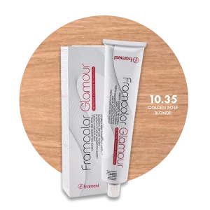 Framesi Framcolor Glamour Hair Color Cream 100ml - 10.35 Golden Rose Blonde
