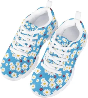 Judtueit Daisy Girls Sneakers Low-Top Running Shoes, Trainers School Shoes, Kids Athletic for Walk Gym Shoes Running