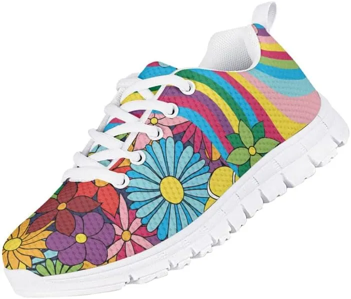 Judtueit Daisy Girls Sneakers Low-Top Running Shoes, Trainers School Shoes, Kids Athletic for Walk Gym Shoes Running