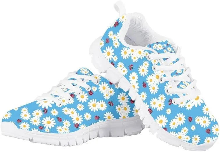 Judtueit Daisy Girls Sneakers Low-Top Running Shoes, Trainers School Shoes, Kids Athletic for Walk Gym Shoes Running