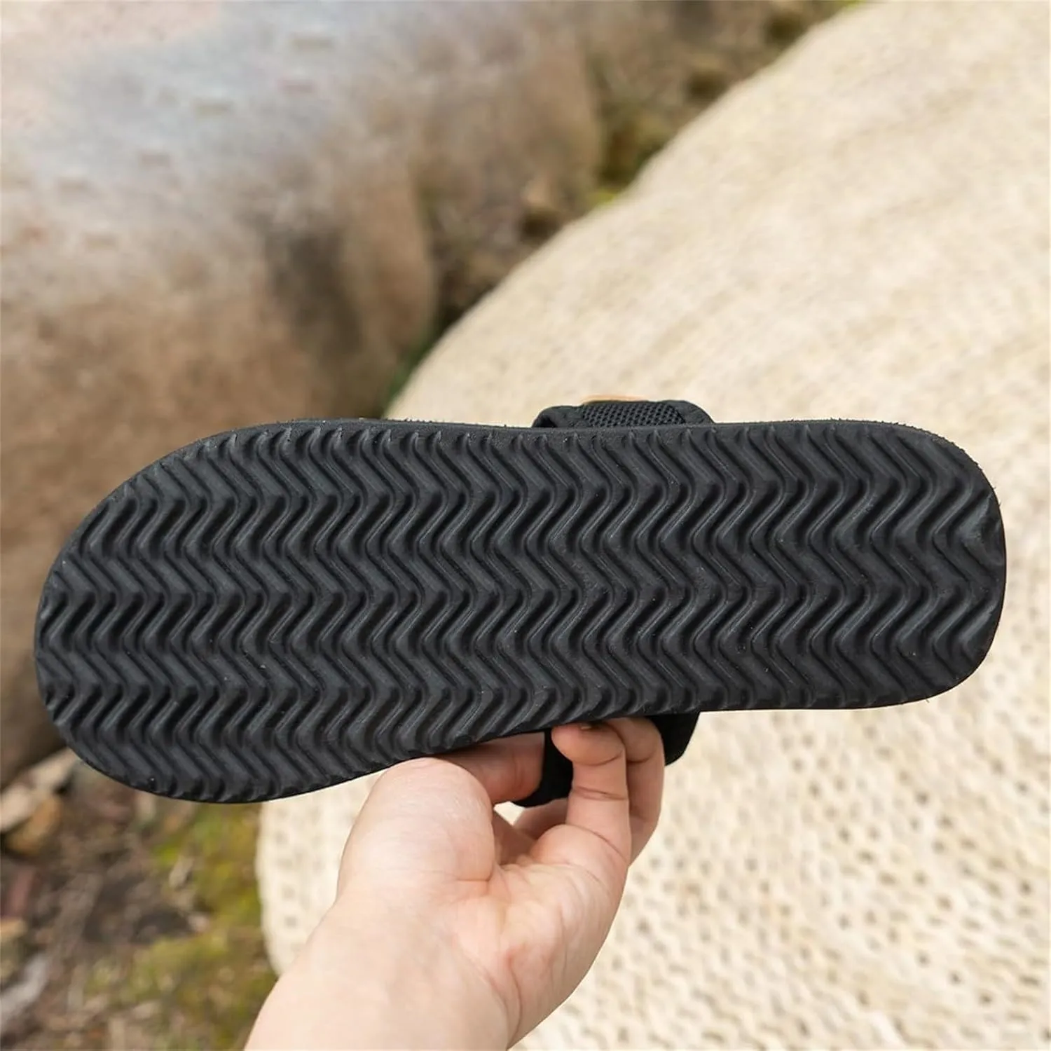 Mesh Slippers with Arch Support for Women Orthopedic Slip On Open Toe Flip Flops Comfortable Summer Walking Sandals