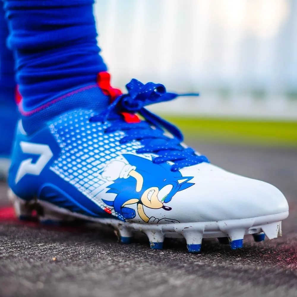 Phenom Elite Sonic The Hedgehog Football Cleats - Quantum Speed