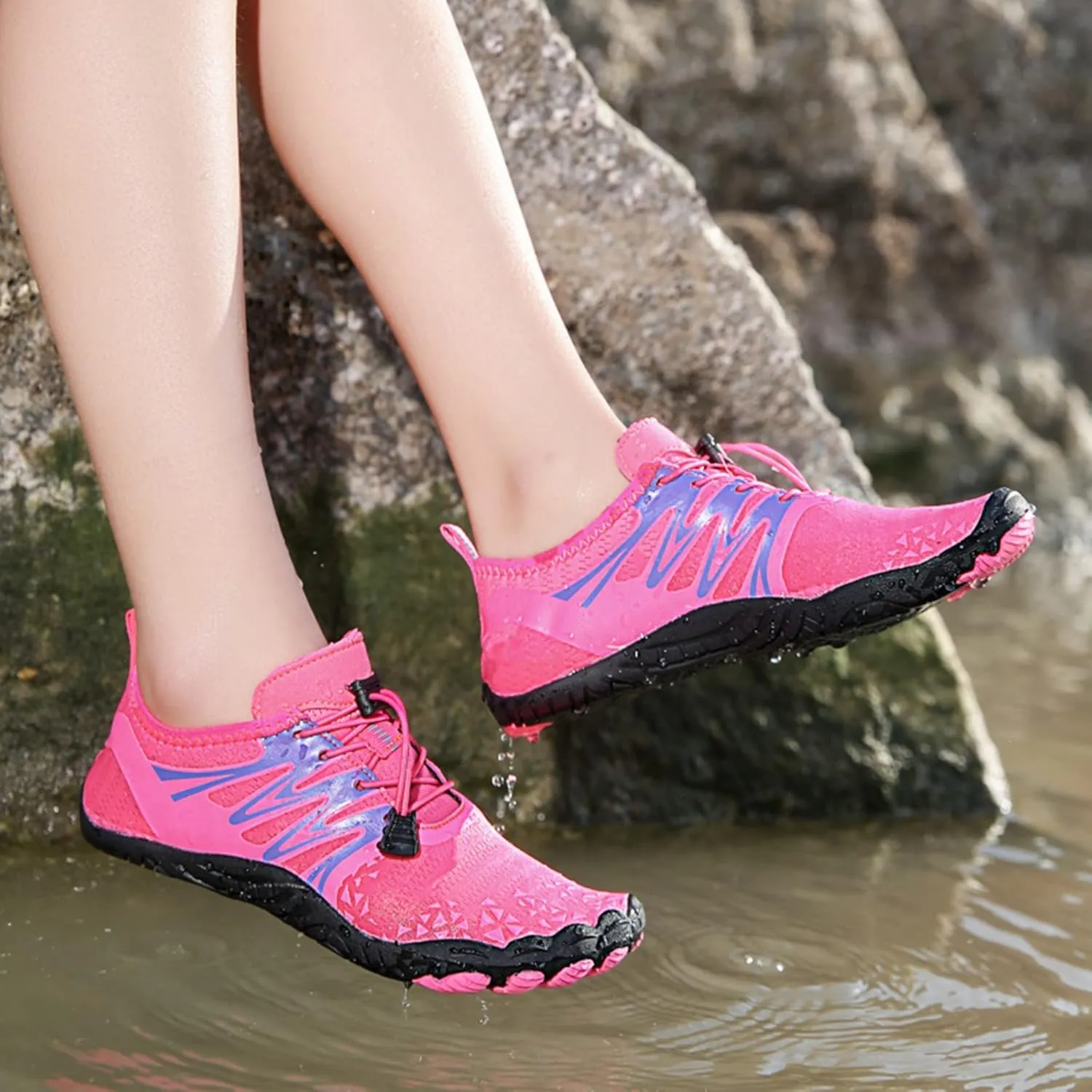 Swimming Shoes for Women Men Wading Diving Beach Shoes Hiking Footwear Barefoot Quick-Dry Water Sports Shoe